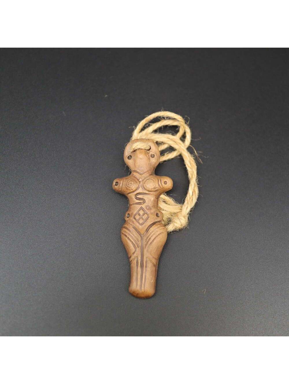 Neolithic Cucuteni Trypillia Goddess Fertility Idol Clay Terracotta Pendant